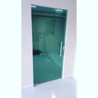 Porta de vidro pivotante